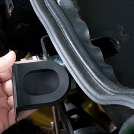 Installing Rear Window Removable Plug